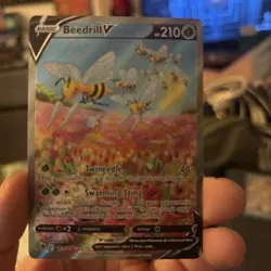 Pokemon TCG Beedrill v Sword & Shield Astral Radiance Alternate Art Holo Rare - Image 3