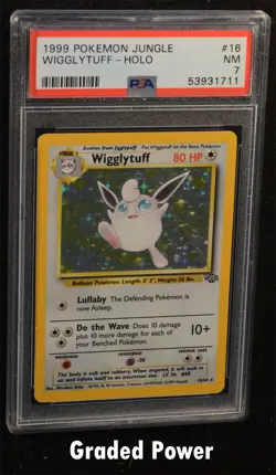 Pokemon Jungle Unlimited Wigglytuff PSA 7 Holo (1711) 16/64 - Image 1