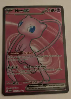 Pokemon 2023 Mew EX 193/165 Scarlet & Violet 151 Ultra Rare Holo Full Art NM - Image 1