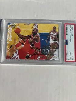 1997-98 Fleer - Michael Jordan #23 PSA 8 - Image 2