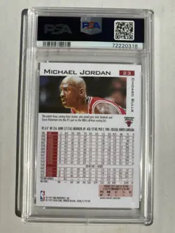 1997-98 Fleer - Michael Jordan #23 PSA 8 - Image 3