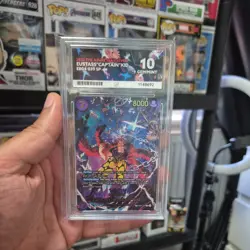 Eustass Captain Kid SP EB04-039 OP14 The Azure Sea's Seven English - Ace 10 Card - Image 1