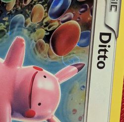 Pokemon TCG - Ditto (Pink Pikachu) - XY40 - Black star Promo NM NICE SWIRL - Image 2