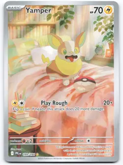 Yamper 099 Near Mint 094 Phantasmal Flames Illustration Rare Pokemon - Image 1
