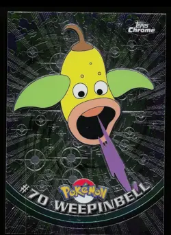 Pokemon Card - Topps Chrome TV Animation Edition Weepinbell #70 - Image 1