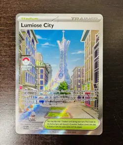 Lumiose City 111/088 Illustration Rare IR Perfect Order Pokemon NM - Image 1