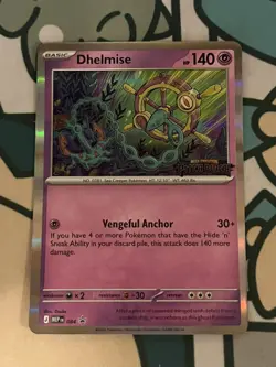 Dhelmise 084 Pitch Black Exclusive Prerelease Stamped Promo - English - Pokemon - Image 1