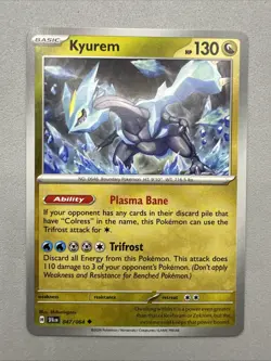 Pokemon TCG * SV Shroulded Fable * 47/64 Kyurem Uncommon * FRESH PK - Image 1