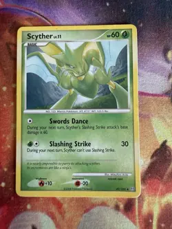 Scyther 49/100 Uncommon Stormfront Pokemon LP - Image 1