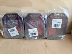 Pokemon TCG: Team Rocket Tin Destined Rivals - Set of 3 - Brand New & Sealed ✅ - Image 1
