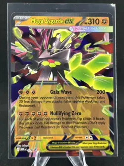 Mega Zygarde ex MEP 071 Mega Evolution Black Star Promo Pokemon NM/M - Image 1