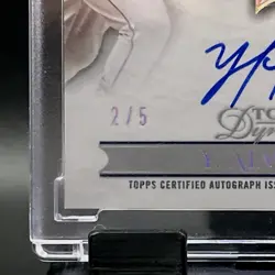 Yordan Alvarez 2024 Topps Dynasty Auto Patch /5 Astros MVP MONSTER🔥 - Image 2
