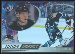 2024-25 UD EXTENDED UD3 FUTURE IMPACT WILL SMITH #UD3-25 RC SAN JOSE SHARKS - Image 1