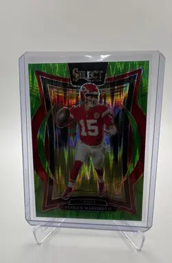 2024 Panini Select Concourse Patrick Mahomes II #33 Neon Green Shock Prizm /599 - Image 1
