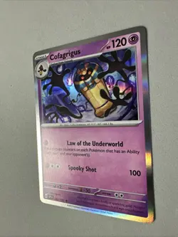 Pokemon TCG * SV Surging Sparks * 083/191 Cofagrigus Rare * HOLO * FRESH PK - Image 2