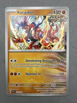 Pokemon TCG * SV Surging Sparks 116/191 Koraidon Uncommon * FRESH PK - Image 1