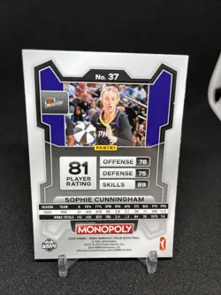 2024 Panini WNBA Monopoly Prizm Basketball Sophie Cunningham Base #37 Mercury - Image 2