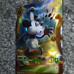 Disney Lorcana Mickey Mouse Steamboat Pilot 231/204 Enchanted Foil - Image 1