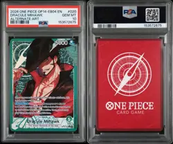Dracule Mihawk Leader OP14-020/EB04 - The Azure Sea's Seven - English - PSA 10 - Image 3