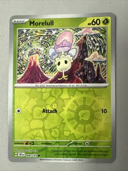 Pokemon TCG * SV Surging Sparks * 008/191 Morelull Common * REVERSE HOLO * NM - Image 1