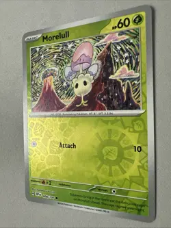 Pokemon TCG * SV Surging Sparks * 008/191 Morelull Common * REVERSE HOLO * NM - Image 2