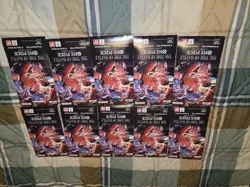 ONE PIECE, THE TIME OF BATTLE: CGC, BOOSTER PACK LOT OF 10 - Image 1