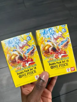 X2 One Piece Card Game - DP-10 DOUBLE PACK 10 - ENGLISH NEW - In Hand (OP15) - Image 2
