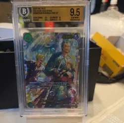 Roronoa Zoro PRB02-006 SP BGS 9.5 Gem Mint OP14 Bubble Zoro - Image 1