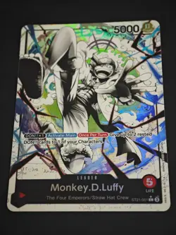 One Piece Card Game - Monkey D. Luffy ST21-001 - AA - NM - Image 1