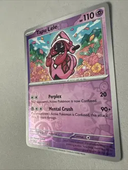 Pokemon TCG * SV Surging Sparks * 092/191 Tapu Lele Rare * REVERSE HOLO * NM - Image 2