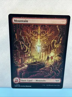 Mountain Full Art 275 Duskmourn: House of Horror Magic: The Gathering Foil LP NM - Image 1