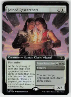 Joined Researchers (Extended Art) #312 Secrets of Strixhaven MTG Foil NM - Image 1