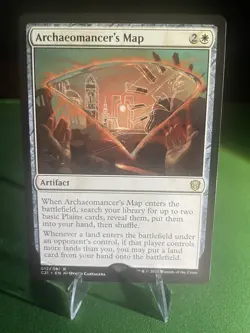 Archaeomancer's Map Rare 012/081 Commander 2021 C21 Magic MTG NM Near Mint - Image 3