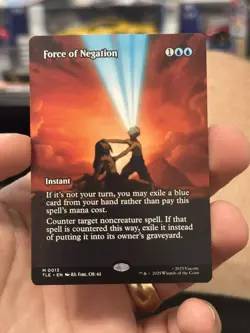 Force of Negation (Borderless) * Avatar The Last Airbender Eternal MTG - Image 1