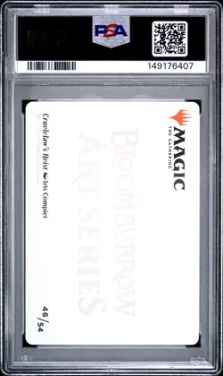 2024 MTG BLOOMBURROW ART SERIES GOLD STAMPED #46 CRUELCLAW'S HEIST PSA 10 - Image 2