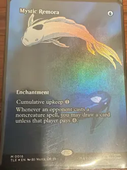 MTG, Mystic Remora (#0016), Avatar: The Last Airbender, Borderless Foil, NM - Image 1