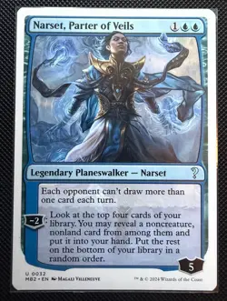 Magic The Gathering MtG MB2 Narset, Parter of Veils #32 White Border Non-Foil - Image 1