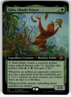 Kibo, Uktabi Prince 835 Release Event Promo Magic: The Gathering Foil NM - Image 1