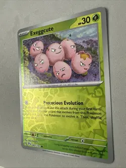 Pokemon TCG * SV Surging Sparks * 001/191 Exeggcute C * REVERSE HOLO * FRESH PK - Image 2