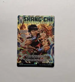 Shang-Chi, Master of Kung Fu Borderless Marvel Super Heroes Foil Comic Cover - Image 1