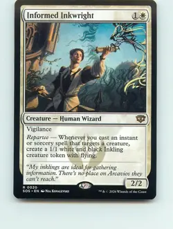 Informed Inkwright - R20 - MTG - Secrets of Strixhaven (SOS) - Image 1