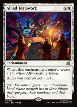 [MTG] Allied Teamwork (Foil) (0213) (TLE) NM - Image 1