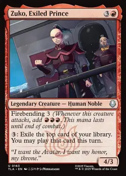 [MTG] Zuko, Exiled Prince (0163) (TLA) NM - Image 1