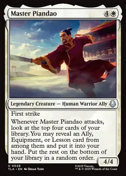 [MTG] Master Piandao (0028) (TLA) NM - Image 1