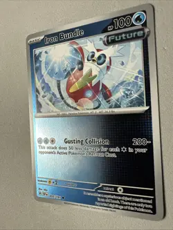 Pokemon TCG * SV Surging Sparks * 055/191 Iron Bundle Uncommon * HOLO * Fresh Pk - Image 2