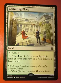MTG: MARVEL SUPER HEROES, 0266, GATHERING PLACE, RARE, MSH, REGULAR - Image 1