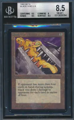 Beta Black Vise BGS 8.5 Graded Magic MTG (8394) -magicgraders- - Image 1