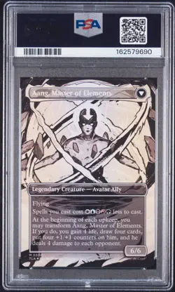 2025 MTG AVATAR: THE LAST AIRBENDER AANG, MASTER OF ELEMENTS/AVATAR AANG PSA 9 - Image 2