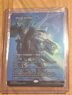 Doom Variant - Roaming Throne (Borderless) Marvel Universe Eternal-Legal Foil - Image 1