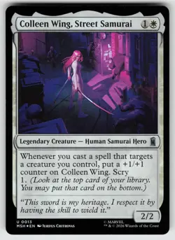 Marvel Super Heroes #013 Colleen Wing, Street Samurai (Foil) - Image 1